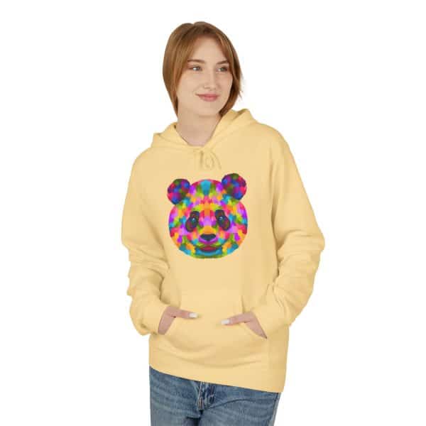 Colored Panda Unisex Midweight Softstyle Fleece Hoodie - Image 23