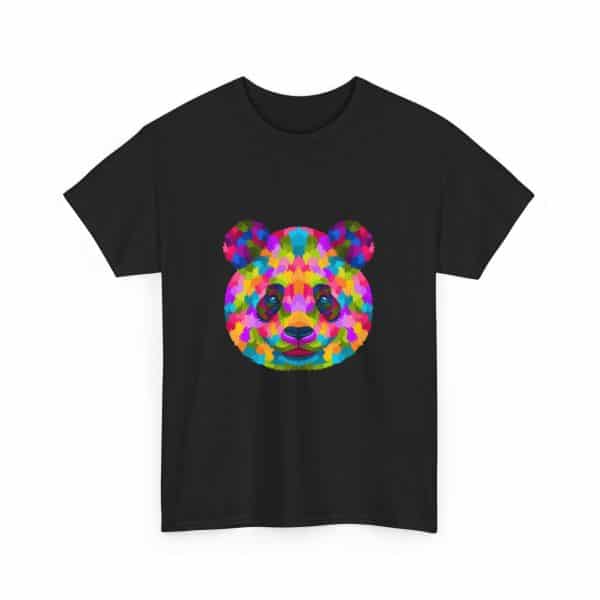 Colored Panda Unisex Heavy Cotton Tee - Image 11