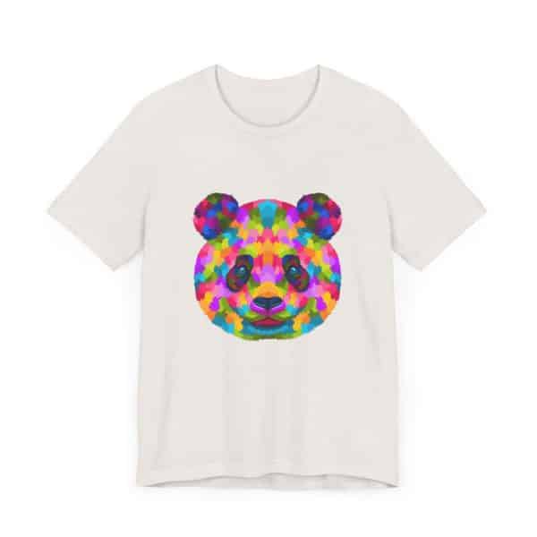 Colored Panda Unisex Jersey Short Sleeve Tee - Image 15