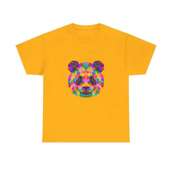 Colored Panda Unisex Heavy Cotton Tee - Image 25