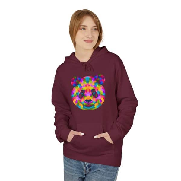 Colored Panda Unisex Midweight Softstyle Fleece Hoodie - Image 39