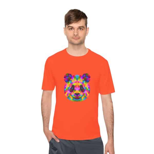 Colored Panda Unisex Moisture Wicking Tee - Image 11