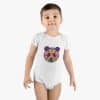 Colored Panda Onesie® Organic Baby Bodysuit - Image 3