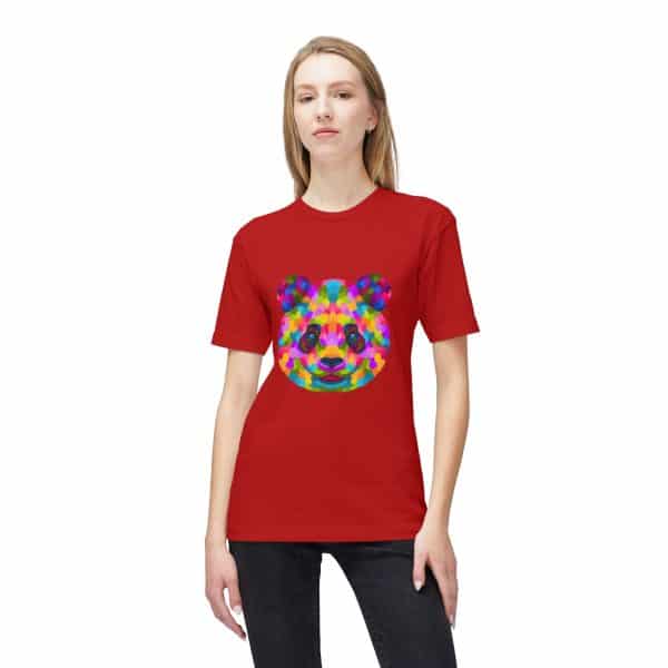 Colored Panda Unisex Midweight T-shirt, Made in US - Image 63