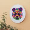 Colored Panda Acrylic Wall Clock - Image 11