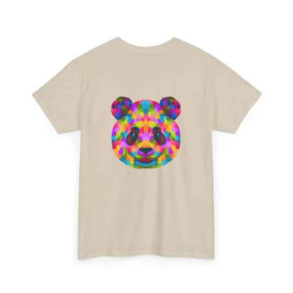 Colored Panda Unisex Heavy Cotton Tee - Image 16