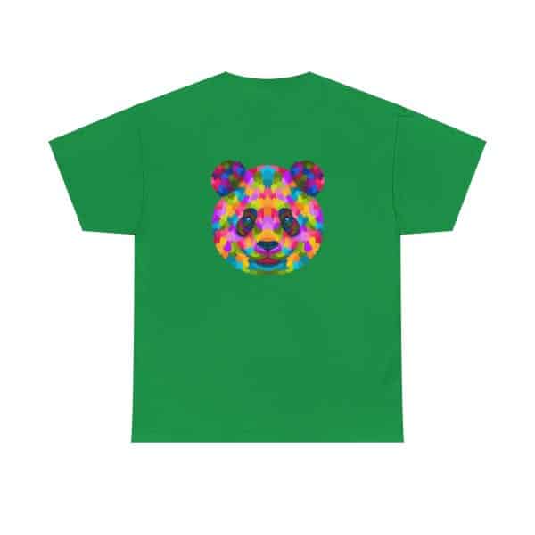 Colored Panda Unisex Heavy Cotton Tee - Image 54