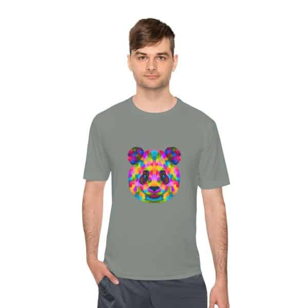 Colored Panda Unisex Moisture Wicking Tee - Image 39