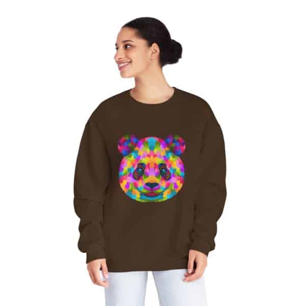 Colored Panda Unisex NuBlend® Crewneck Sweatshirt - Image 28