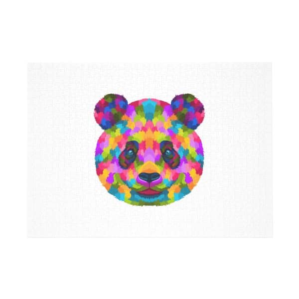 Colored Panda Puzzle (96, 252, 500, 1000-Piece) - Image 4