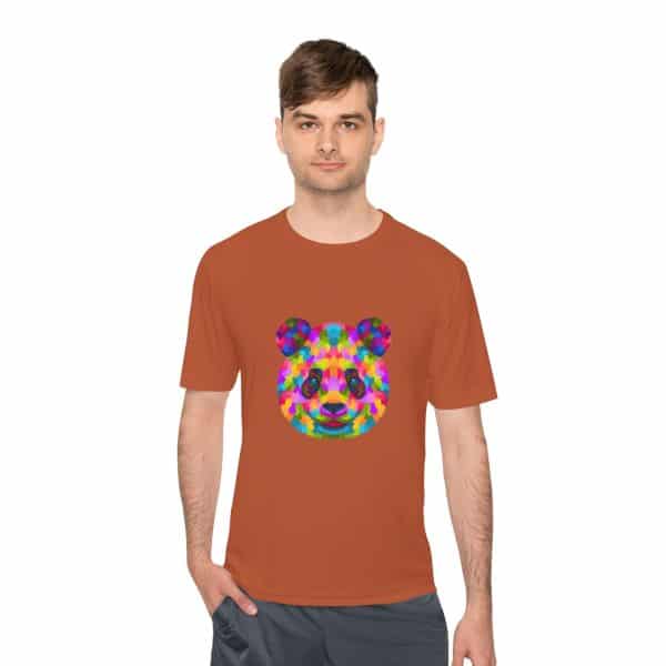 Colored Panda Unisex Moisture Wicking Tee - Image 27