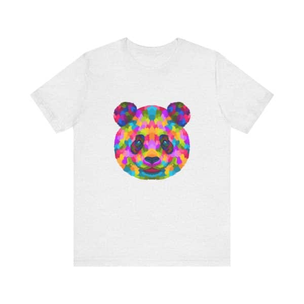 Colored Panda Unisex Jersey Short Sleeve Tee - Image 5