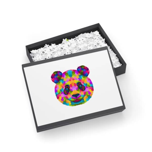 Colored Panda Puzzle (96, 252, 500, 1000-Piece) - Image 6