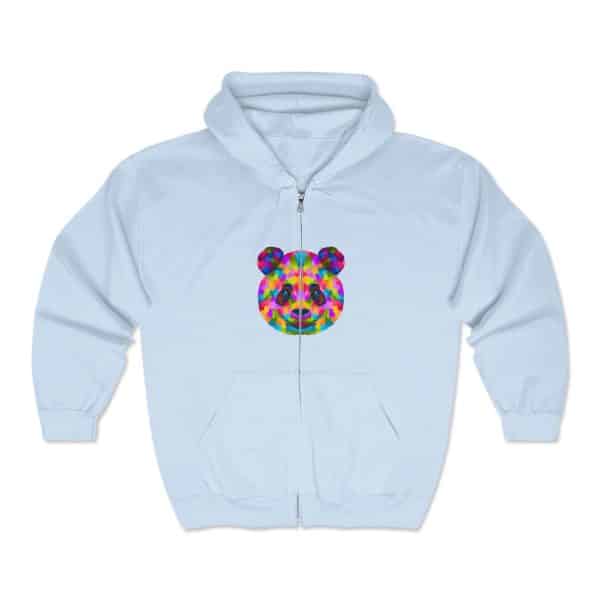 Colored Panda Unisex Heavy Blend™ Full Zip Hooded Sweatshirt - Image 19