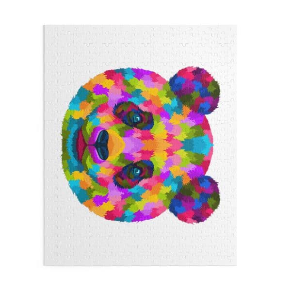 Colored Panda Puzzle (120, 252, 500-Piece) - Image 10