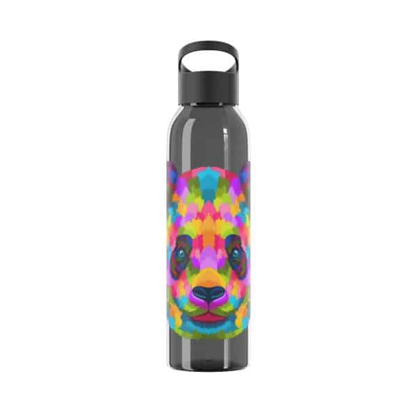 Colored Panda Sky Water Bottle - Image 9