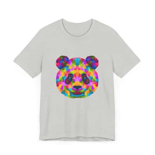 Colored Panda Unisex Jersey Short Sleeve Tee - Image 19