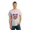Colored Panda Tie-Dye Tee, Spiral - Image 3