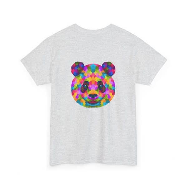 Colored Panda Unisex Heavy Cotton Tee - Image 8