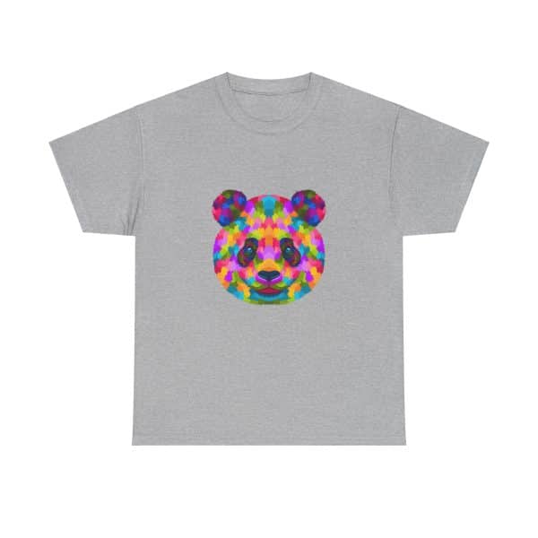 Colored Panda Unisex Heavy Cotton Tee - Image 21