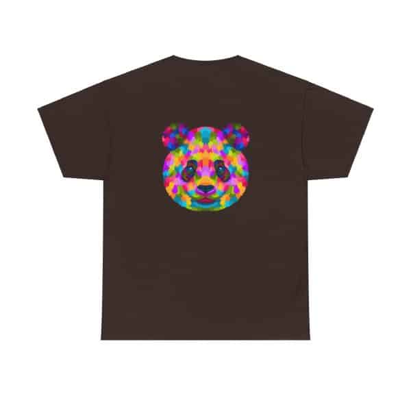 Colored Panda Unisex Heavy Cotton Tee - Image 38