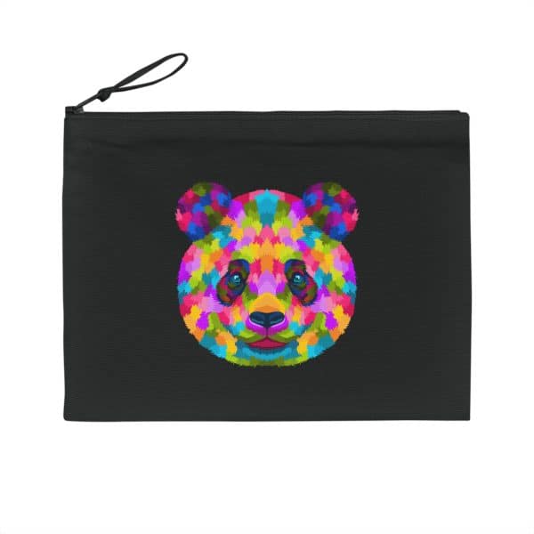 Colored Panda Pencil Case