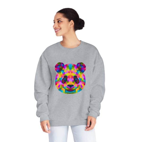 Colored Panda Unisex NuBlend® Crewneck Sweatshirt - Image 52