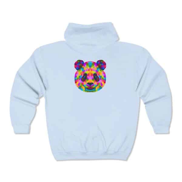 Colored Panda Unisex Heavy Blend™ Full Zip Hooded Sweatshirt - Image 20