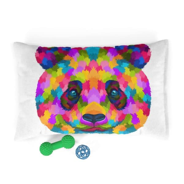 Colored Panda Pet Bed - Image 4