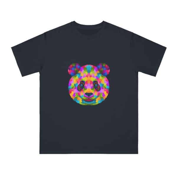 Colored Panda Organic Unisex Classic T-Shirt - Image 29