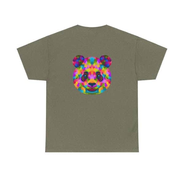 Colored Panda Unisex Heavy Cotton Tee - Image 46