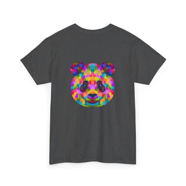 Colored Panda Unisex Heavy Cotton Tee - Image 60