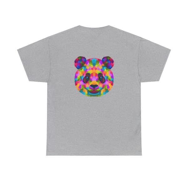 Colored Panda Unisex Heavy Cotton Tee - Image 22