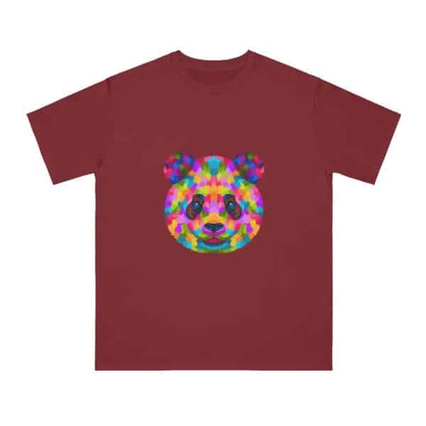 Colored Panda Organic Unisex Classic T-Shirt - Image 41