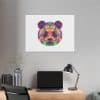 Colored Panda Classic Stretched Canvas - Image 60