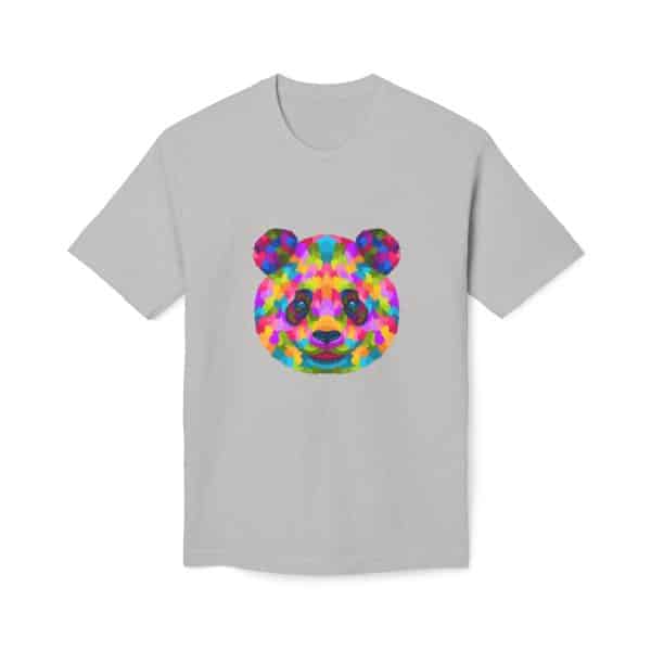 Colored Panda Unisex Midweight T-shirt, Made in US - Image 17