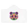 Colored Panda Youth Hooded Towel