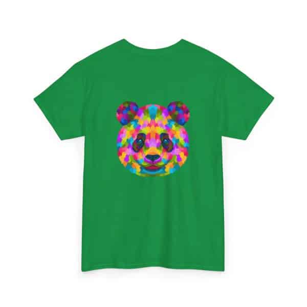 Colored Panda Unisex Heavy Cotton Tee - Image 56