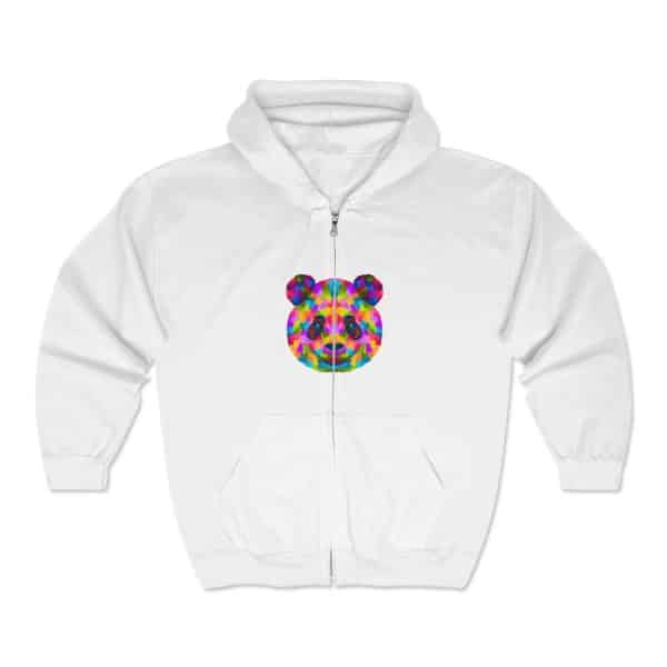 Colored Panda Unisex Heavy Blend™ Full Zip Hooded Sweatshirt