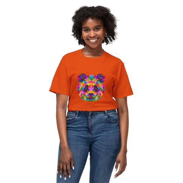 Colored Panda Unisex HD Cotton™ T-shirt - Image 11