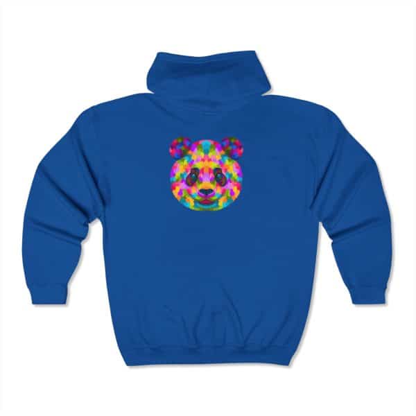 Colored Panda Unisex Heavy Blend™ Full Zip Hooded Sweatshirt - Image 22