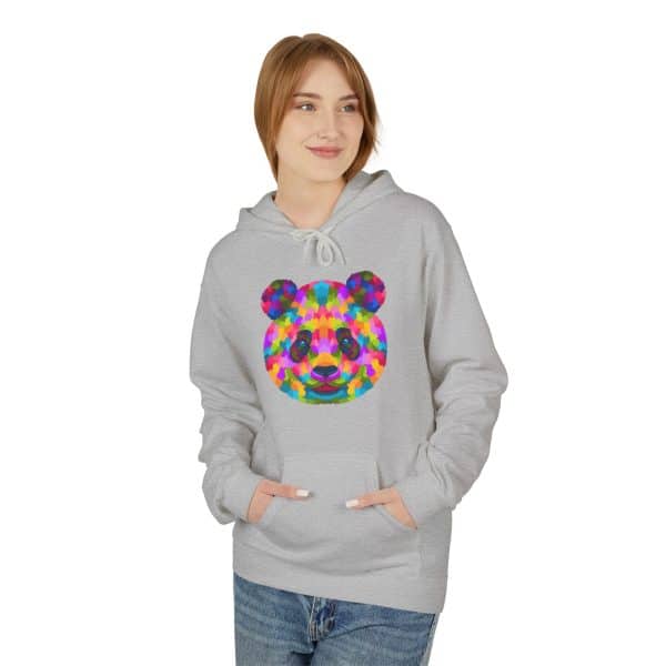 Colored Panda Unisex Midweight Softstyle Fleece Hoodie - Image 27