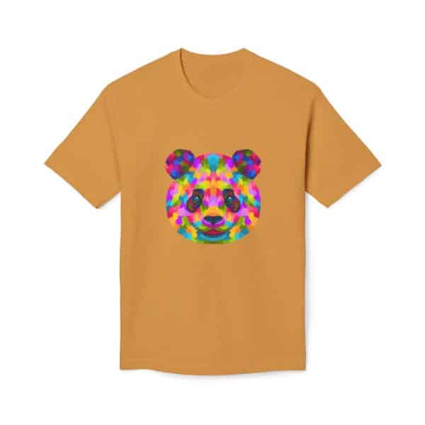 Colored Panda Unisex Midweight T-shirt, Made in US - Image 25