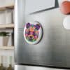 Colored Panda Button Magnet, Round (1 & 10 pcs) - Image 3