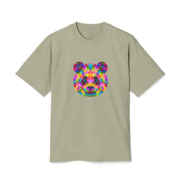 Colored Panda Unisex Heavy Faded Tee - Image 17